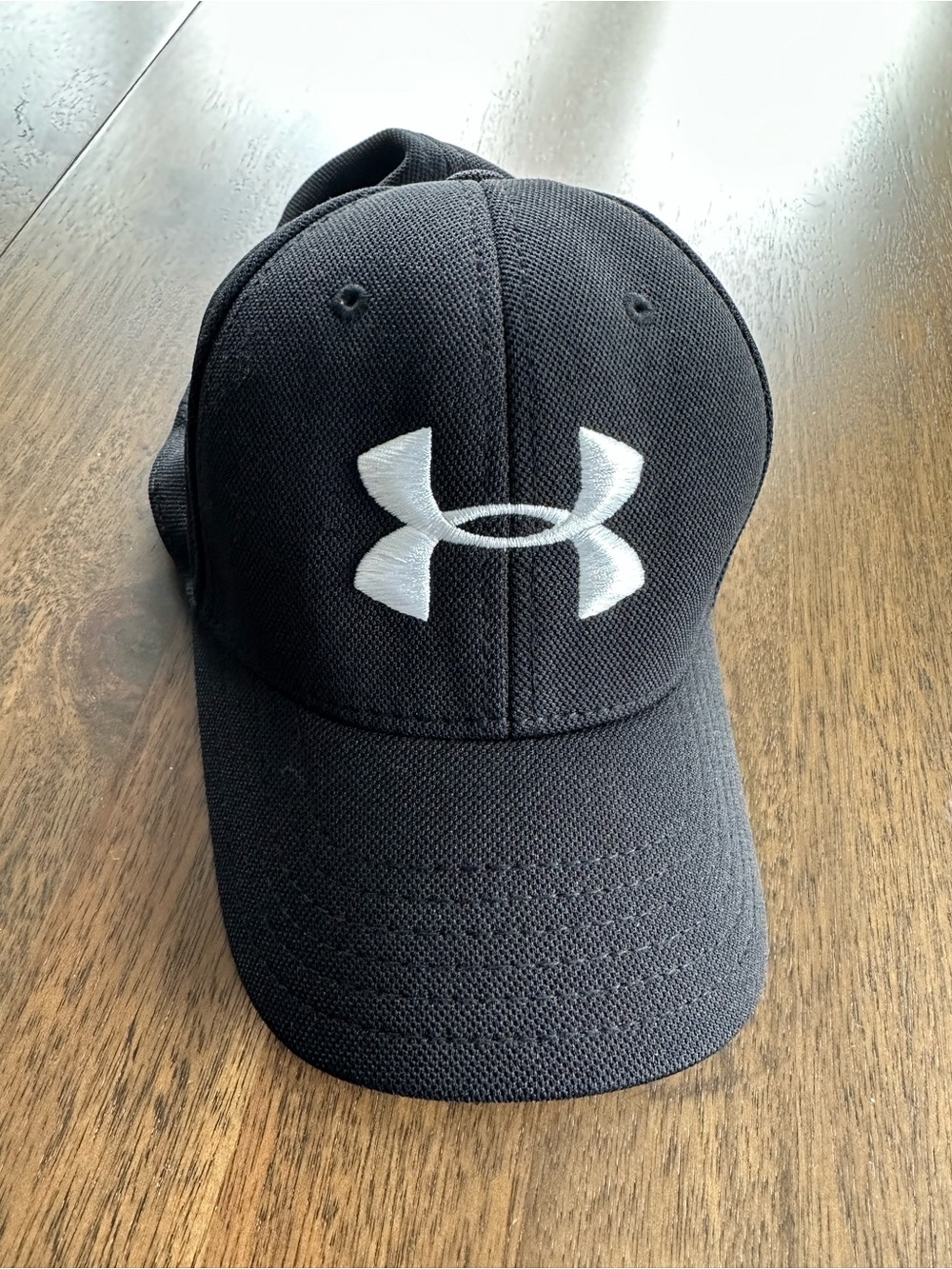 Under Armour Black Cap with White Logo
